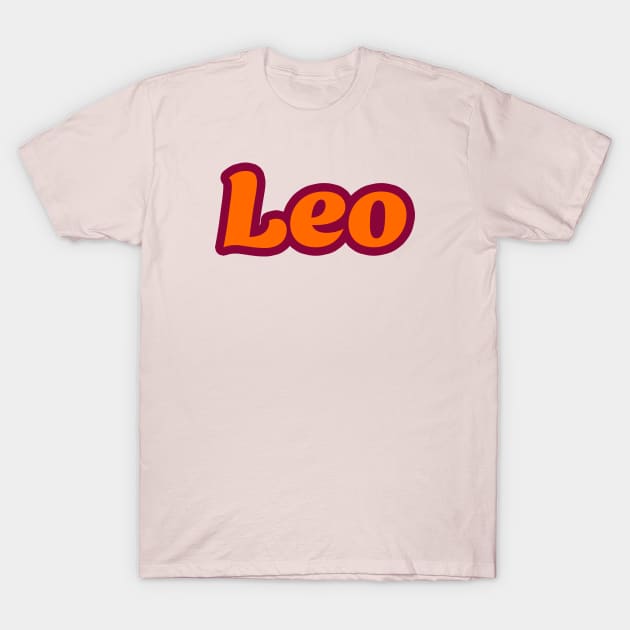 Leo - In The Leo Power Colors T-Shirt by downformytown